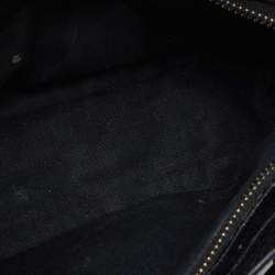 Pre Owned Balenciaga Black Leather Mini City Bag