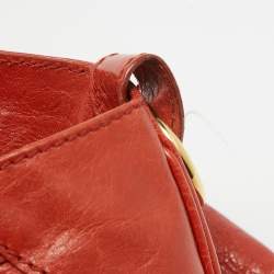 Pre Owned حقيبة بالنسياغا أر أتش فيلو جلد بنفسجي فاتح