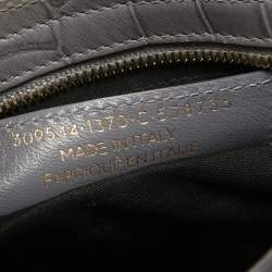 Pre Owned حقيبة يد توتس بالنسياغا ميني RH جلد أنثراسايت