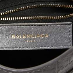 Pre Owned حقيبة يد توتس بالنسياغا ميني RH جلد أنثراسايت