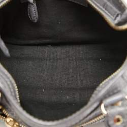 Pre Owned حقيبة يد توتس بالنسياغا ميني RH جلد أنثراسايت