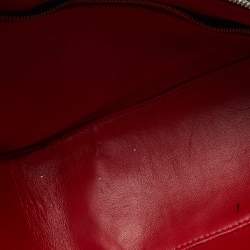 Balenciaga Black Leather Small Triangle Duffle Bag