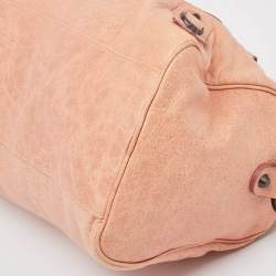 Balenciaga Peach Leather RH Twiggy Bag