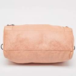 Balenciaga Peach Leather RH Twiggy Bag