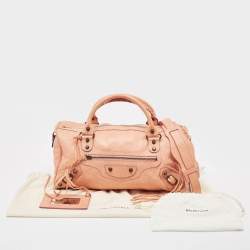 Balenciaga Peach Leather RH Twiggy Bag