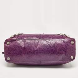 مملوكة مسبقًا Balenciaga Ultraviolet Leather GSH RTT Bag