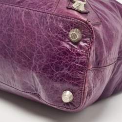 مملوكة مسبقًا Balenciaga Ultraviolet Leather GSH RTT Bag