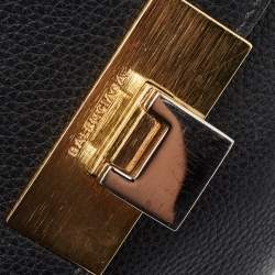 Pre Owned Balenciaga Black Leather Le Dix Cartable Top Handle Bag