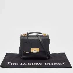 Pre Owned Balenciaga Black Leather Le Dix Cartable Top Handle Bag