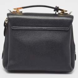 Pre Owned Balenciaga Black Leather Le Dix Cartable Top Handle Bag