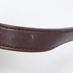 Balenciaga Beige/Brown Canvas and Leather Souvenir Belt Bag
