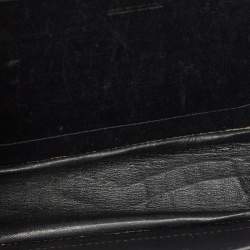 مملوكة مسبقًا Balenciaga Black Croc Embossed Leather Small Gossip Shoulder Bag