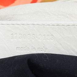 Pre Owned Balenciaga Multicolor Printed Nylon and Leather GSH Brief Bag