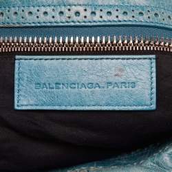 Pre Owned Balenciaga Cyclade Leather Brogues Work Tote
