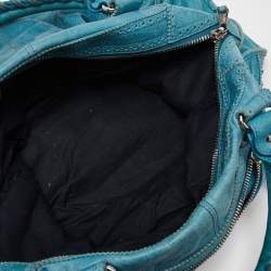 Pre Owned Balenciaga Cyclade Leather Brogues Work Tote