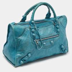 Pre Owned Balenciaga Cyclade Leather Brogues Work Tote