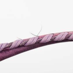 Pre Owned Balenciaga Purple Leather RTT GSH Bag