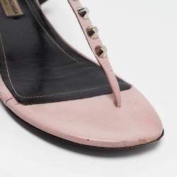 Balenciaga Beige Leather Arena Flat Sandals Size 38