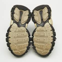 Pre Owned Balenciaga Multicolor Faux Leather and Mesh Track 2 Sneakers Size 38