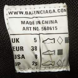 Pre Owned Balenciaga Multicolor Faux Leather and Mesh Track 2 Sneakers Size 38