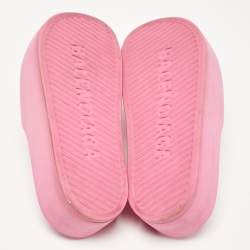 Balenciaga Pink Rubber Platform Chunky Sandals Size 37