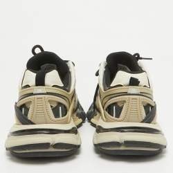 Balenciaga Multicolor Faux Leather and Mesh Track 2 Sneakers Size 38