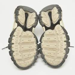 Balenciaga Multicolor Faux Leather and Mesh Track 2 Sneakers Size 38