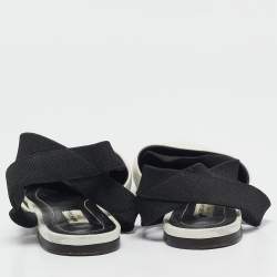 Balenciaga White Leather Knife Pointed Toe Slingback Flats Size 39