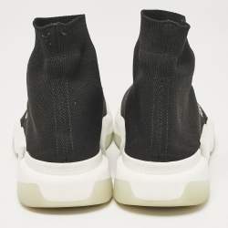 Pre Owned حذاء رياضي بالنسياغا سبيد أل تي قماش تريكو أسود مقاس 38