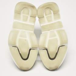 Pre Owned حذاء رياضي بالنسياغا سبيد أل تي قماش تريكو أسود مقاس 38