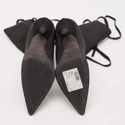 Yeezy Black Knit Fabric Knife Ankle Socks Boots Size 38