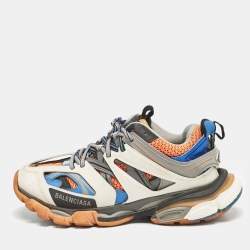 Balenciaga Multicolor Mesh And Synthetic Leather Track 2 Low Top Sneakers Size 39