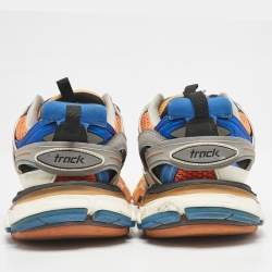 Balenciaga Multicolor Mesh And Synthetic Leather Track 2 Low Top Sneakers Size 39