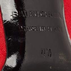 Balenciaga Red Stretch Fabric Knife Pointed Toe Pant Boots Size 40