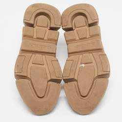 Balenciaga Beige Knit Fabric Speed Slip On Sneakers Size 35