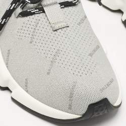 Balenciaga Grey Knit Fabric Speed Trainer Sneakers Size 37
