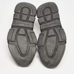 Pre Owned Balenciaga Black Knit Fabric Speed Trainer Sneakers Size 39