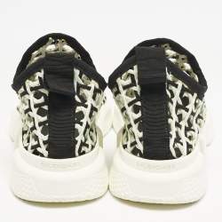 Balenciaga Blue/Black Woven Fabric Speed Slip On Sneakers Size 40