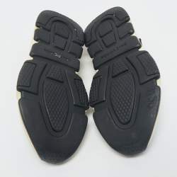 Balenciaga Black Knit Fabric Speed Trainer Sneakers Size 37