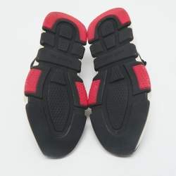 Balenciaga Black  Knit Fabric Speed Trainer High Top Sneakers Size 41