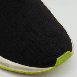Balenciaga Black Knit Fabric Speed Trainer Slip On Sneakers Size 38