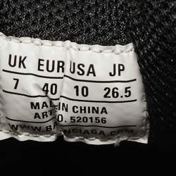 Pre Owned Balenciaga Multicolor Leather and Mesh Triple S Sneakers Size 40