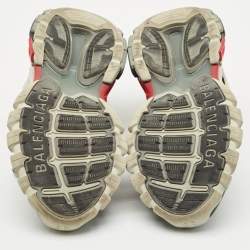 Pre Owned Balenciaga Multicolor Leather and Mesh Track Low Top Sneakers Size 38