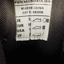 Pre Owned Balenciaga Multicolor Leather and Mesh Track Low Top Sneakers Size 38