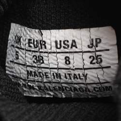 Pre Owned Balenciaga Black Knit Fabric Speed Trainer Sneakers Size 38