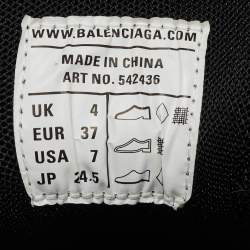 Pre Owned Balenciaga Multicolor Faux Leather and Mesh Track Sneakers Size 37