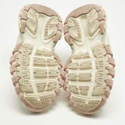 Pre Owned Balenciaga Multicolor Faux Leather and Mesh Track 2 Sneakers Size 37