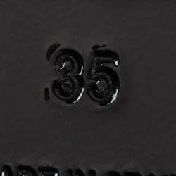 Pre Owned Balenciaga Grey Leather Ankle Strap Espadrille Wedge Sandals Size 35