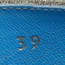 Pre Owned مُوشر بوانتي كعب مُنسك بالنسياجا فضي بريق مُقاس 39