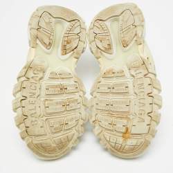 Pre Owned Balenciaga Track 2 Size 39 Multicolor Faux Leather and Mesh Low Top Sneakers